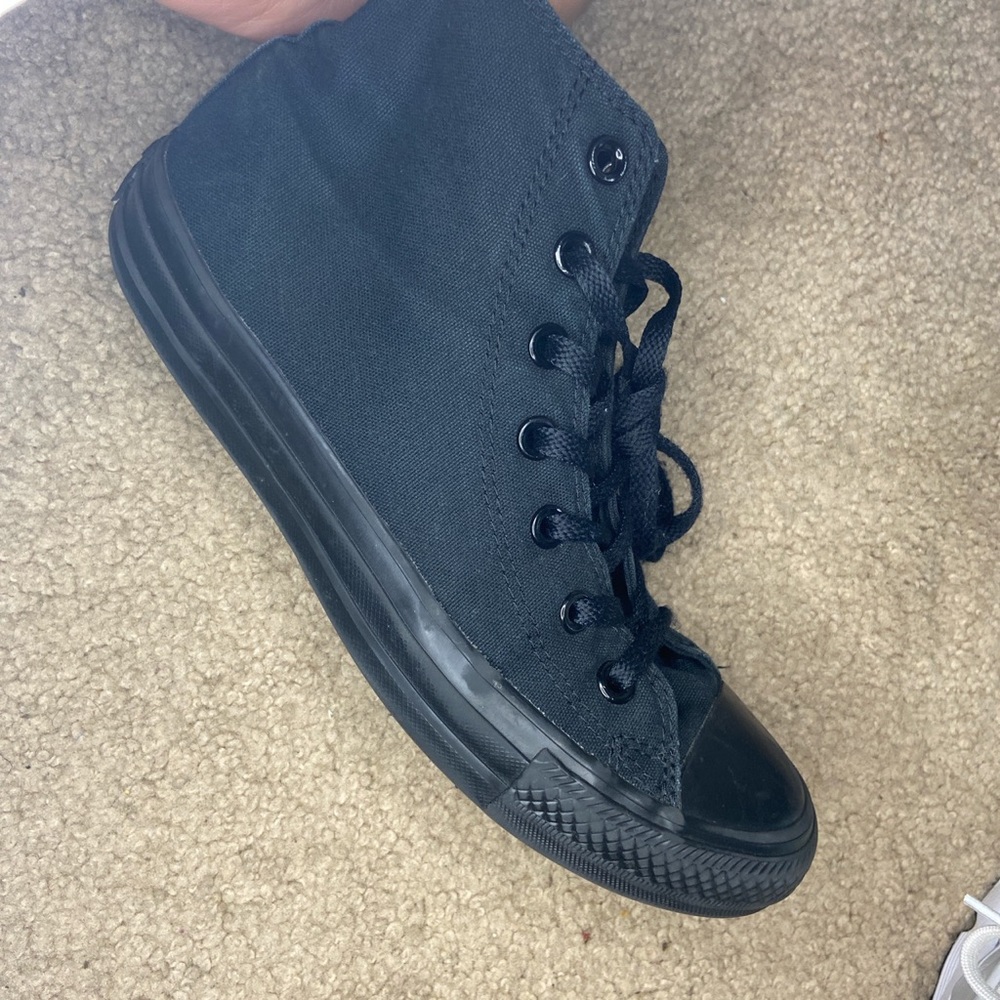 All Black Converse